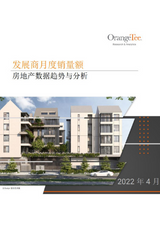 新加坡发展商月度销售额 - 2022年4月