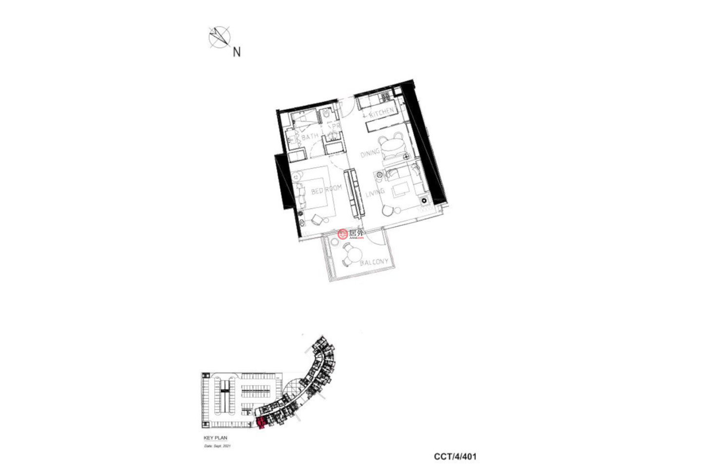 阿联酋迪拜迪拜的多单元，Business Bay，编号61820472