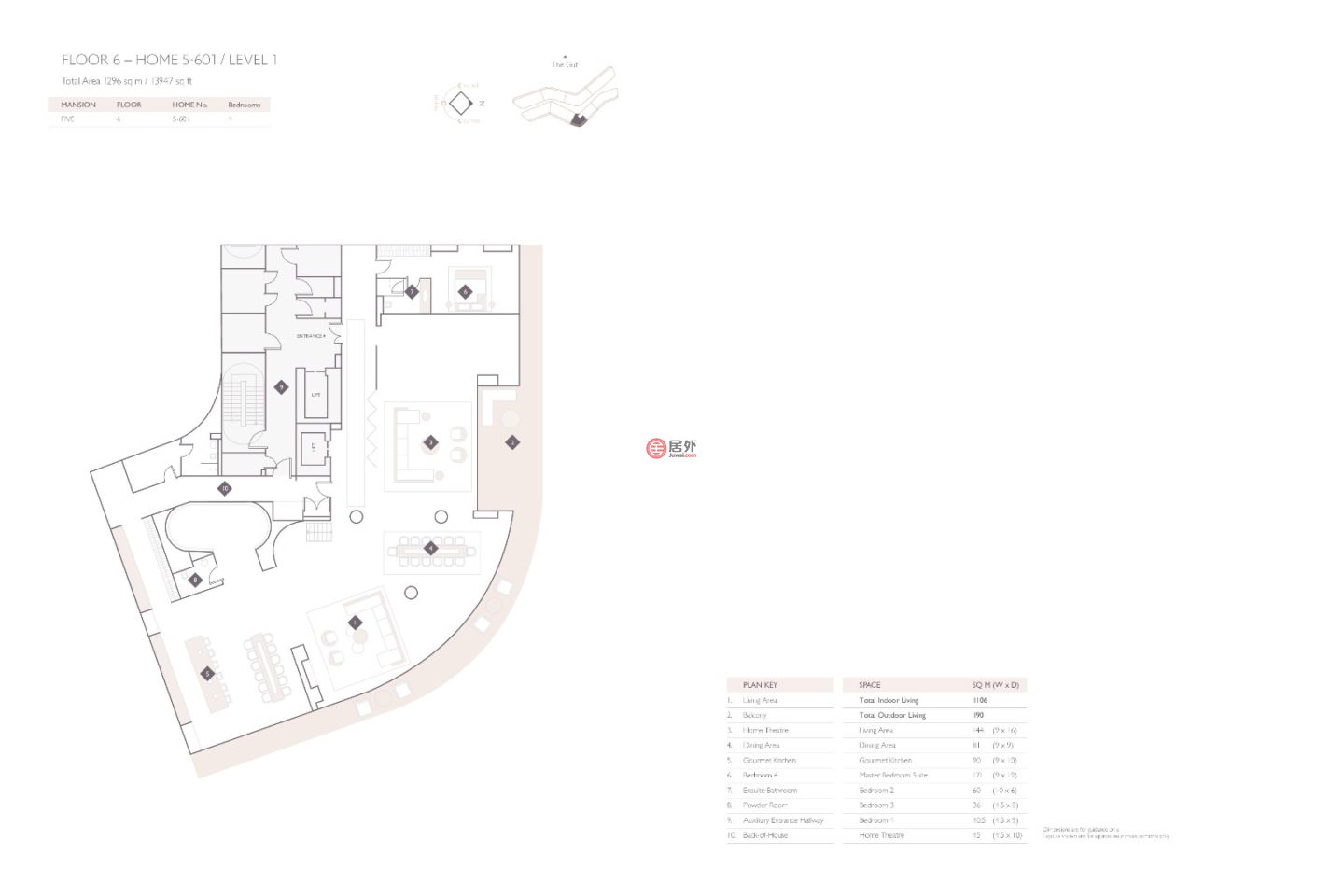阿联酋迪拜迪拜的公寓，West Crescent，编号48206709