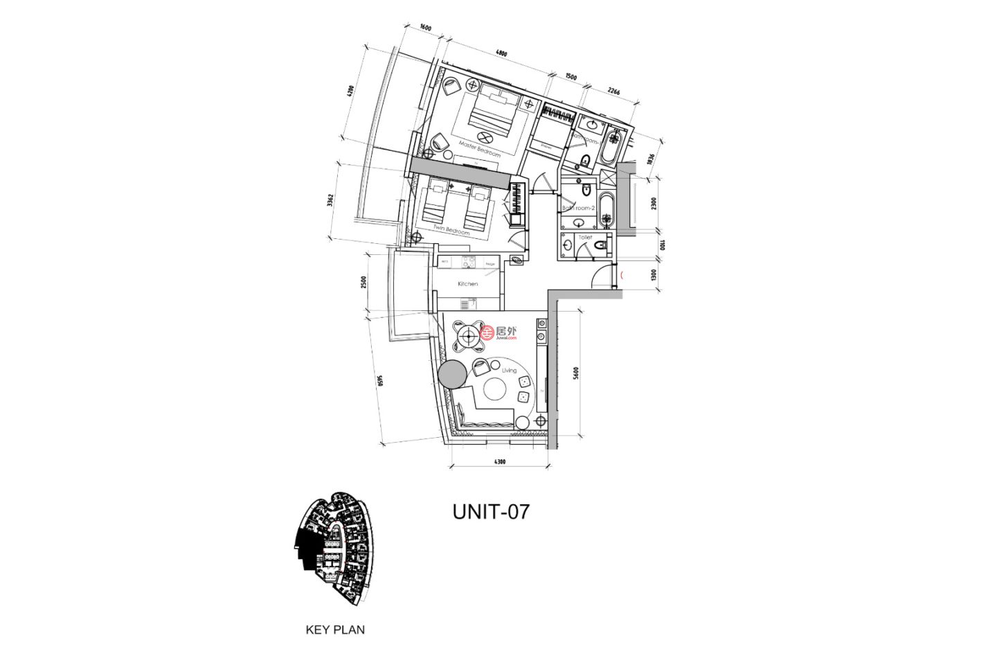 阿联酋迪拜迪拜的多单元，Business Bay，编号61820472