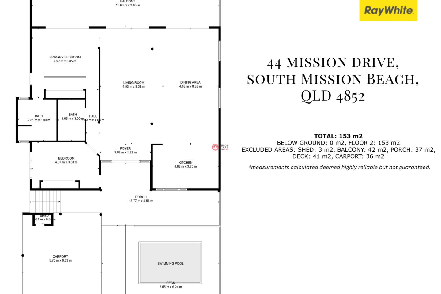 澳大利亚昆士兰South Mission Beach的独栋别墅，44 Mission Drive，编号76413693