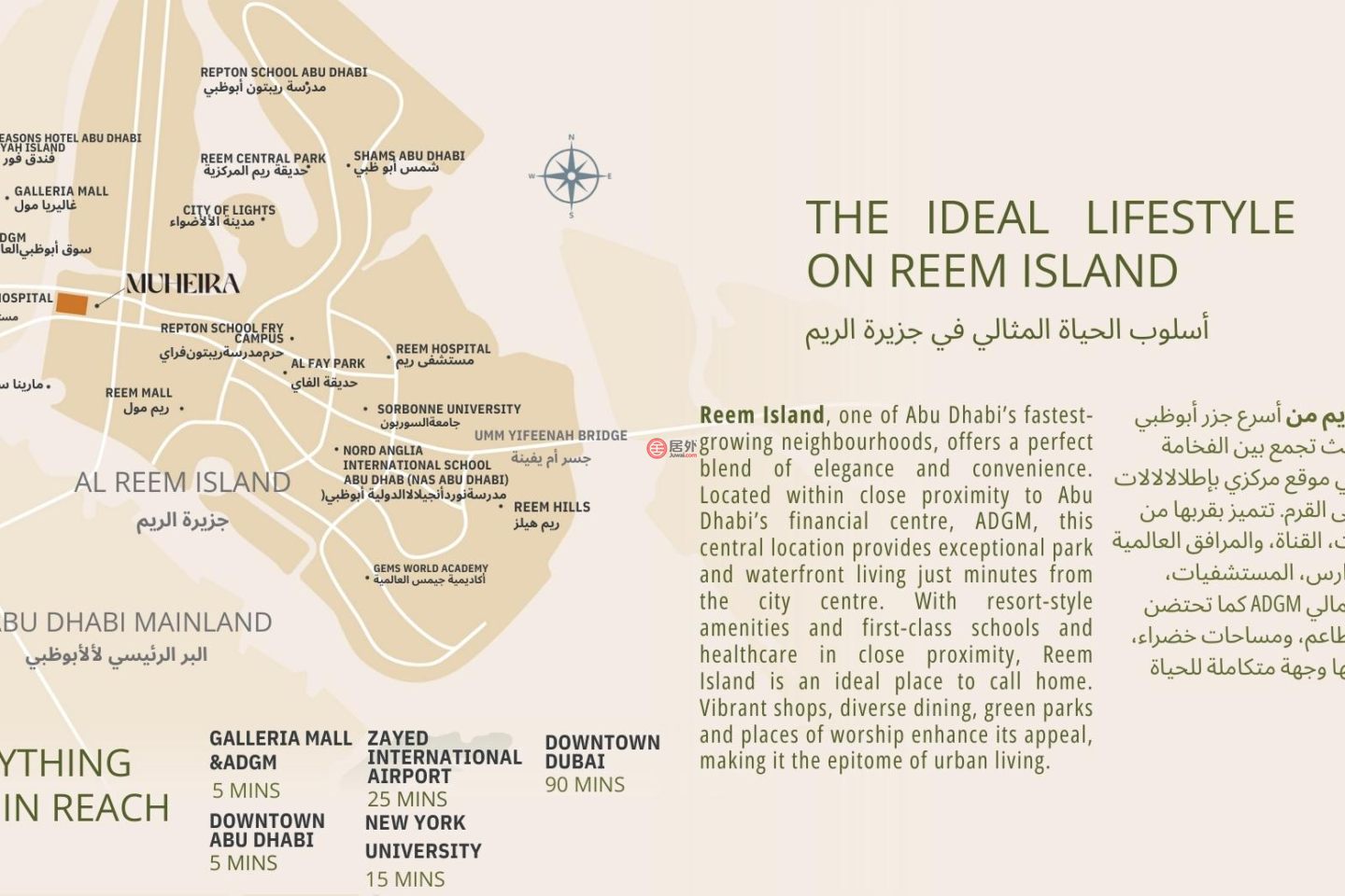 阿联酋Abu DhabiAbu Dhabi的公寓，Al Reem Island Muheira Tower，编号78517488