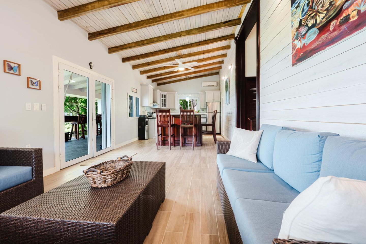 洪都拉斯海湾群岛瓜納哈島的独栋别墅，Ocean View Island Cottage with Boat Dock & Photogenic Views Guanaja，编号78412095