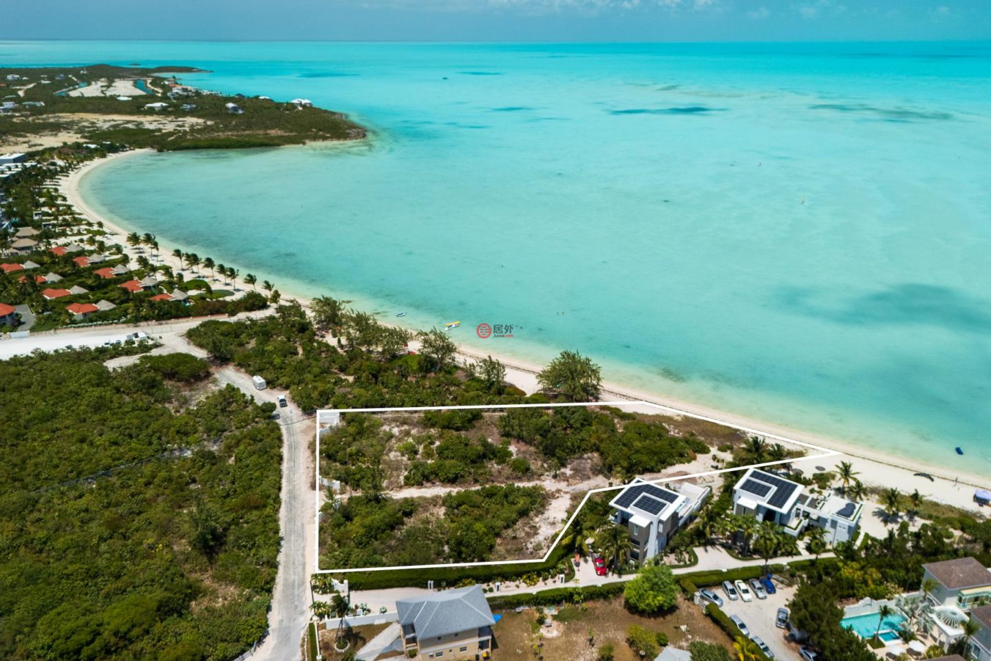 特克斯與凱科斯群島的住宅用地，Beach Front Land Long Bay Hills，编号78100327
