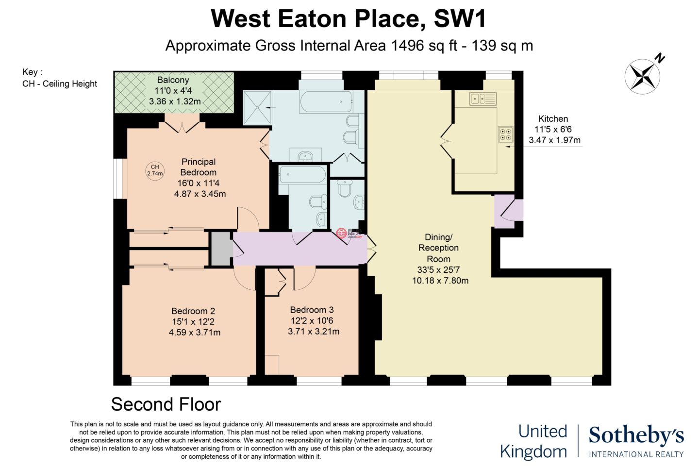 英国英格兰伦敦的公寓，West Eaton Place，编号78017349