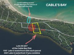 美国密歇根州Beaver Island的住宅用地，None Lots 56 & 57 Spaulding Drive，编号77885732